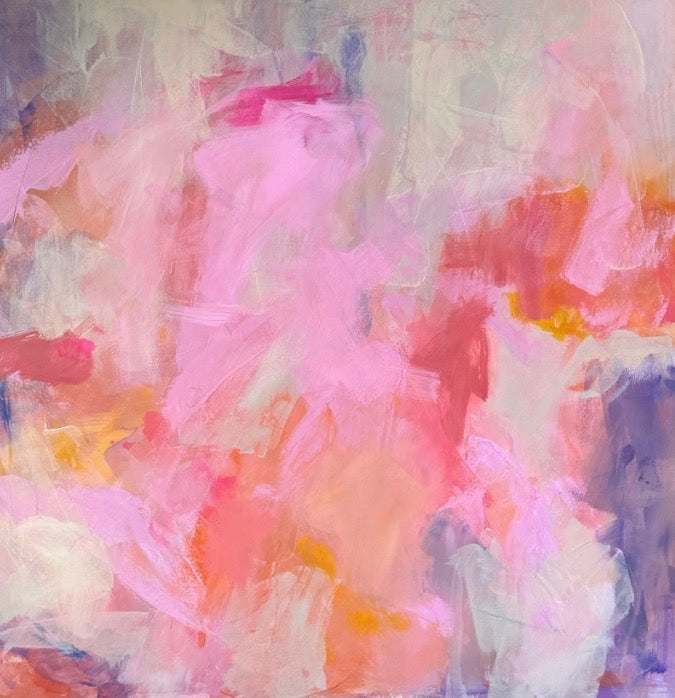 Rosa himmel  100x100