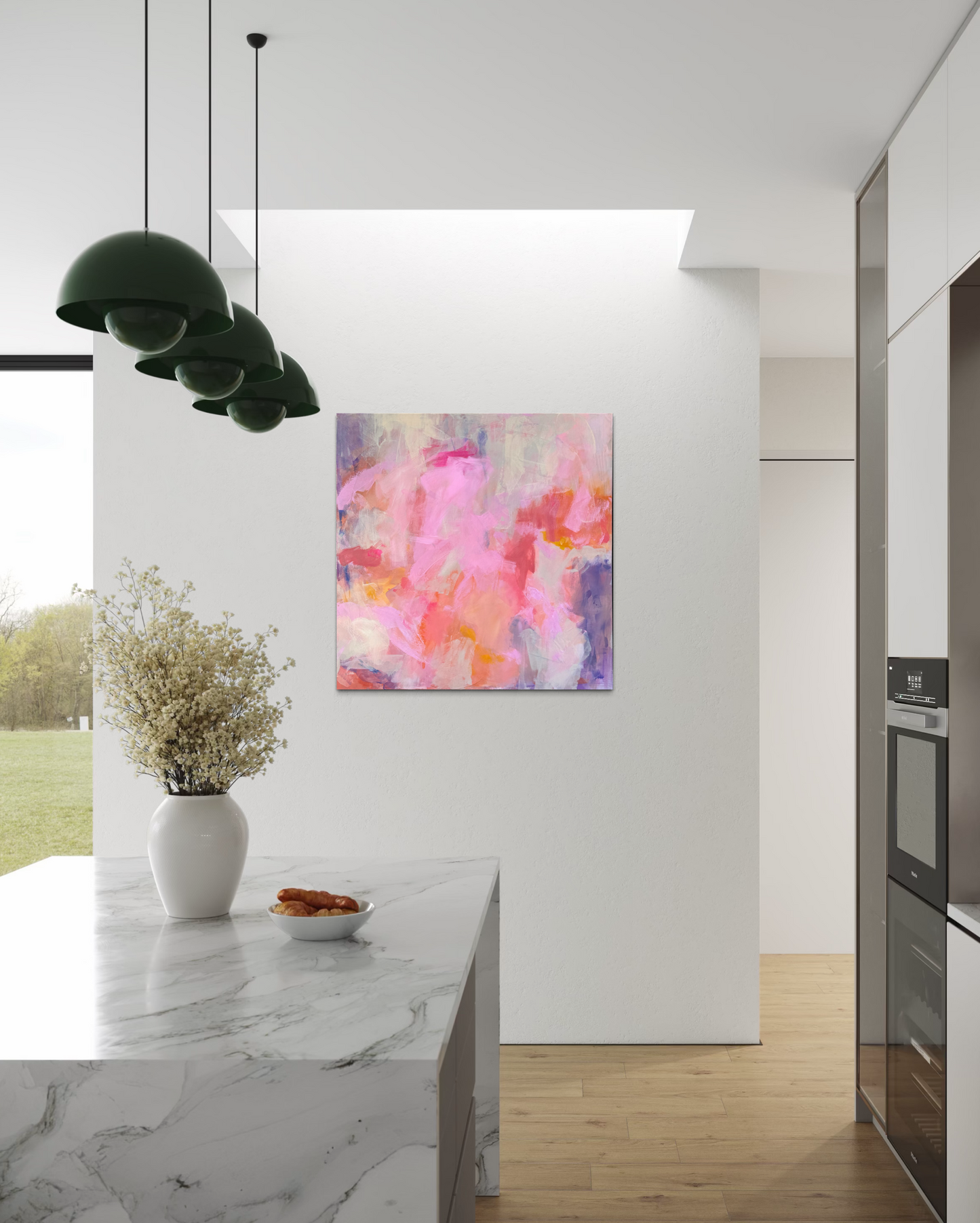 Rosa himmel  100x100
