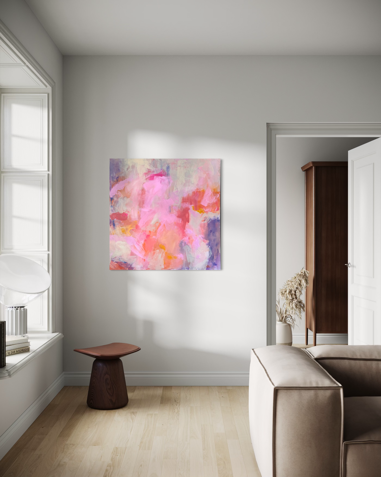 Rosa himmel  100x100