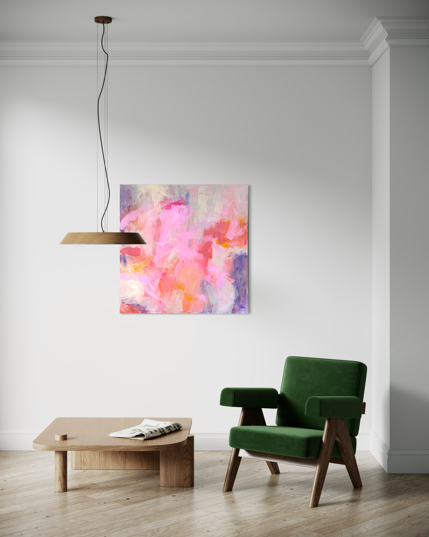 Rosa himmel  100x100